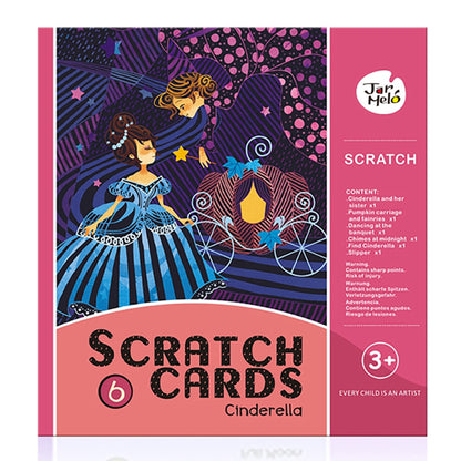 Jar Meló - Scratch Cards Art Set - Cinderella