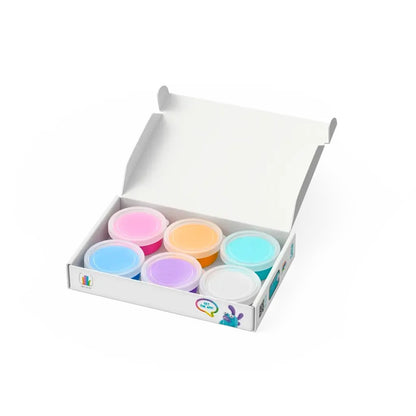Hey Clay - Modelling Air-Dry Clay with Fun Interactive App - Drop, Violet, Fishka, Series Beasts, 6 cans