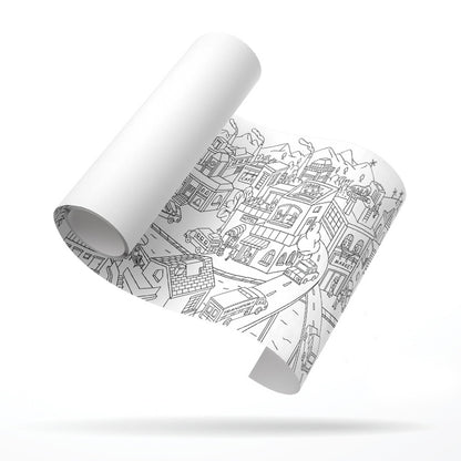 Mideer - Giant Colouring Roll: City - 10m