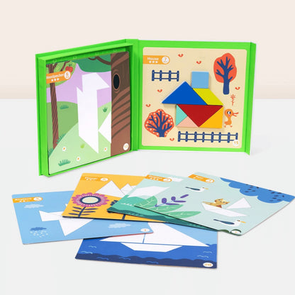 TookyToy - Magnetic Tangram Play Set