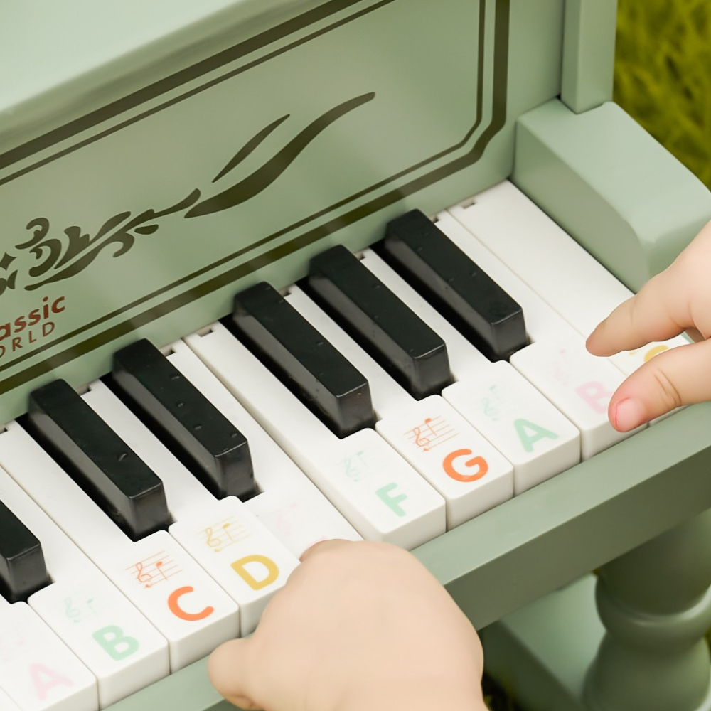 Classic World - Pretend & Play - Wooden Vintage Piano