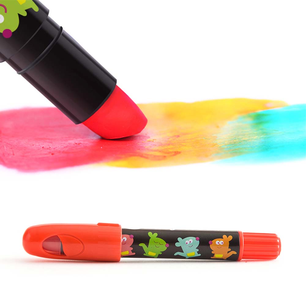 Jar Meló - Wax Crayons - Washable Non-Toxic - 24 Colours