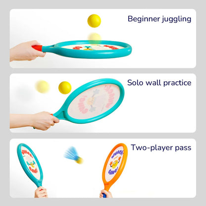 Mideer - 2-in-1 Badminton Tennis Set for Kids - Outdoor Sports Toy