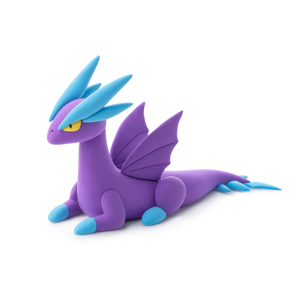 Hey Clay - Modelling Air-Dry Clay with Fun Interactive App - Dragon Island, 15 cans