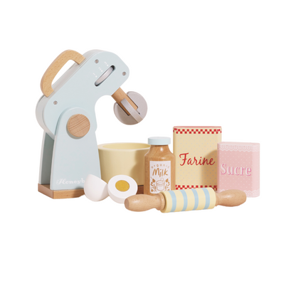 Le Toy Van - Wooden Bakers Mixer Set - 8pcs