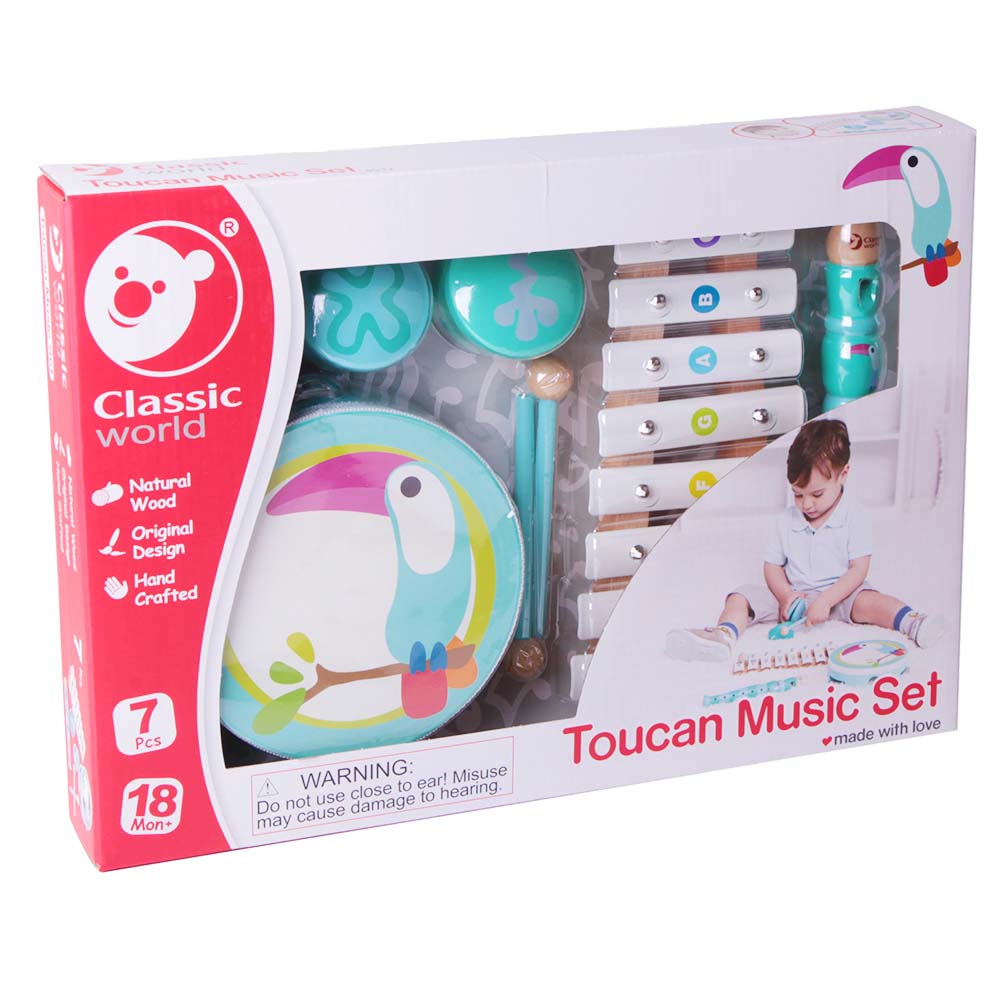 Classic World - My First Music Set - Toucan - 7pcs