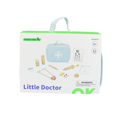 TookyToy - Pretend Play Little Doctor Blue Play Set - Motherhood