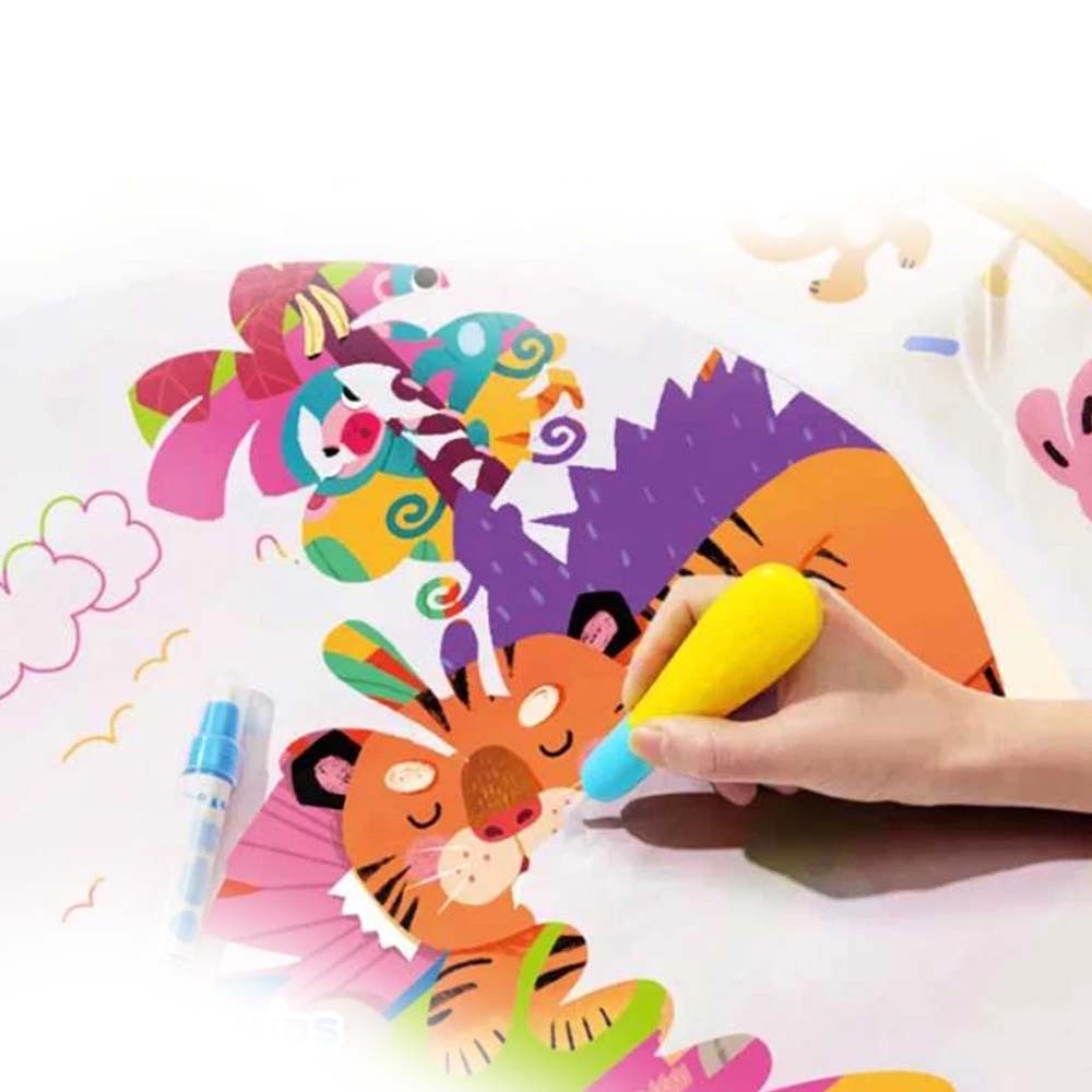 Jar Meló - Magic Water Doodle Mat - Reusable Mess-Free Painting Activity for Toddlers
