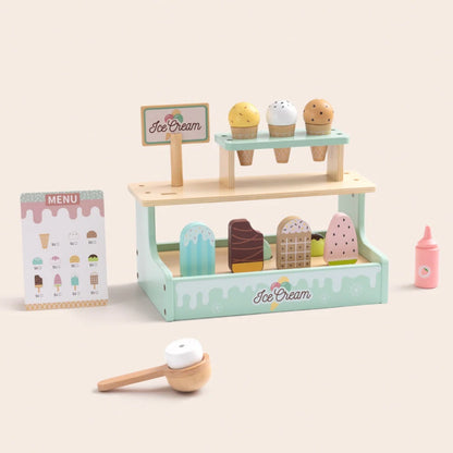 TookyToy - Pretend Play Ice Cream Shop Toy Set
