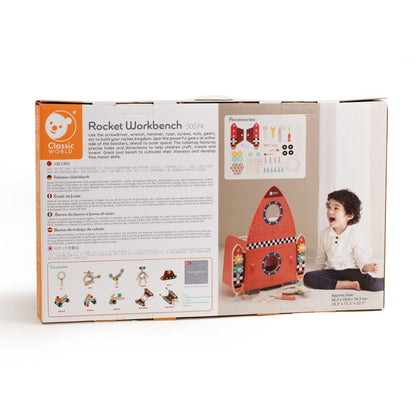 Classic World - Pretend & Play - Rocket Workbench & Tool Set
