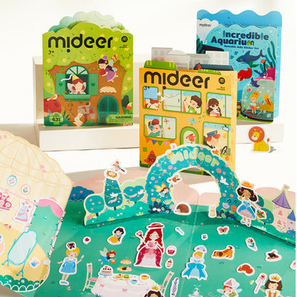 Mideer - Reusable Jelly Sticker Set: The Fairy Tree House - Early Learning Activity