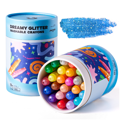 Jar Meló - Twistable Washable Glitter Crayons - 24 Colours