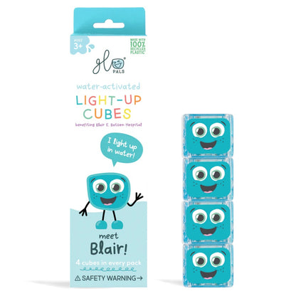 Glo Pals - Water Activated Light-Up Sensory Toys - Blair (4 Pack)