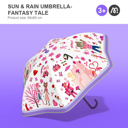 Mideer - Kids Sun and Rain Umbrella - Fantasy Tale