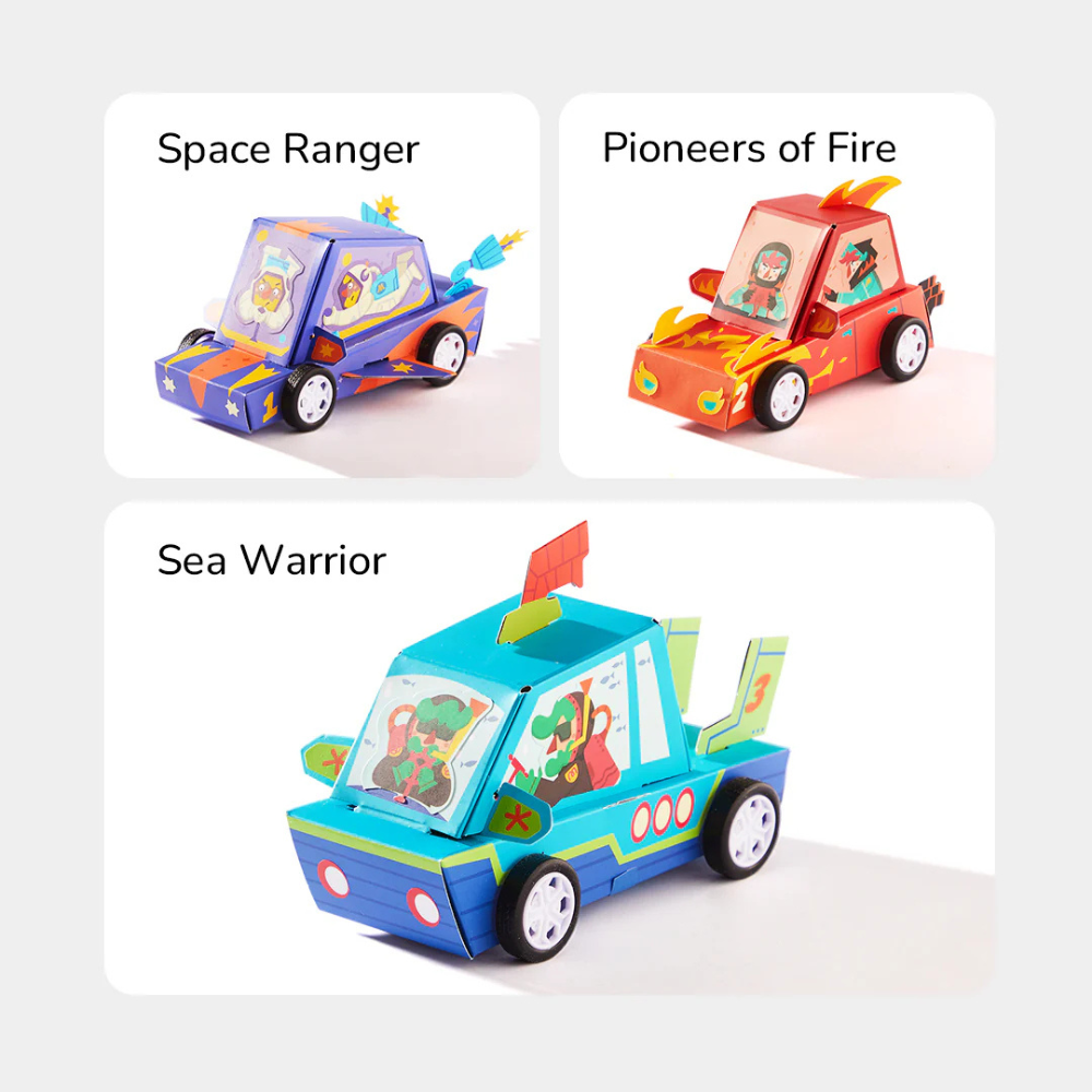 Mideer - Origami Paper Craft Kit: Racing Car