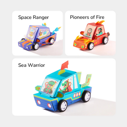 Mideer - Origami Paper Craft Kit: Racing Car