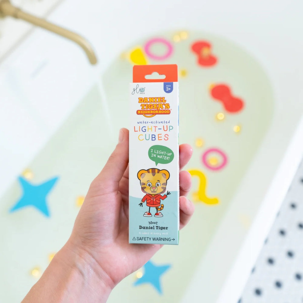 Glo Pals - Water Activated Light-Up Sensory Toys - Daniel Tiger (4 Pack)