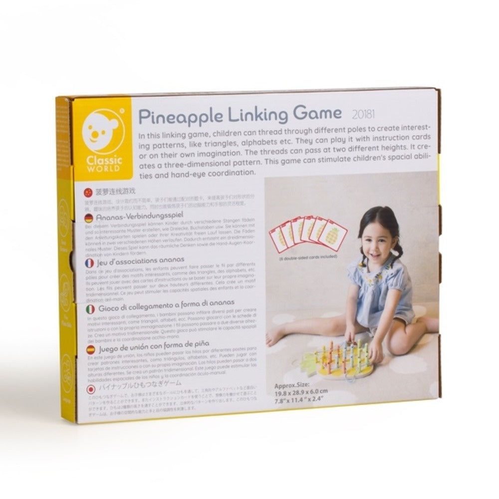 Classic World - Pineapple Linking Game With Activity Cards