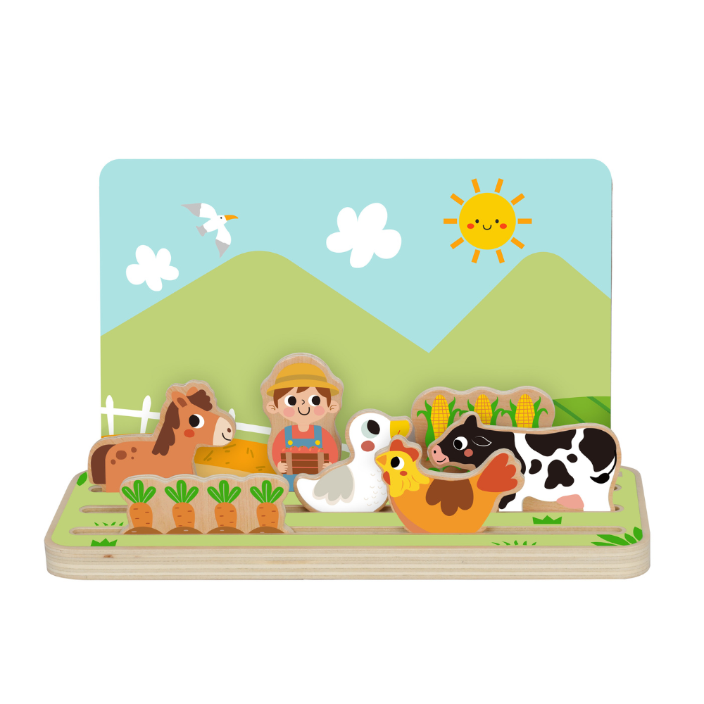 hi Pando - Pretend & Play - Wooden Space & Distance Learning Game - 22pcs