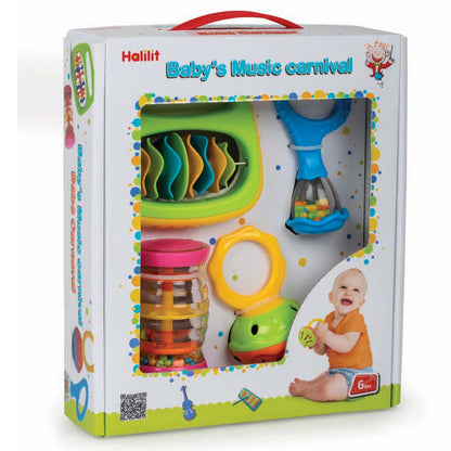 Halilit - Music Instrument for Babies & Toddlers - Baby's Music Carnival Set of 4-**