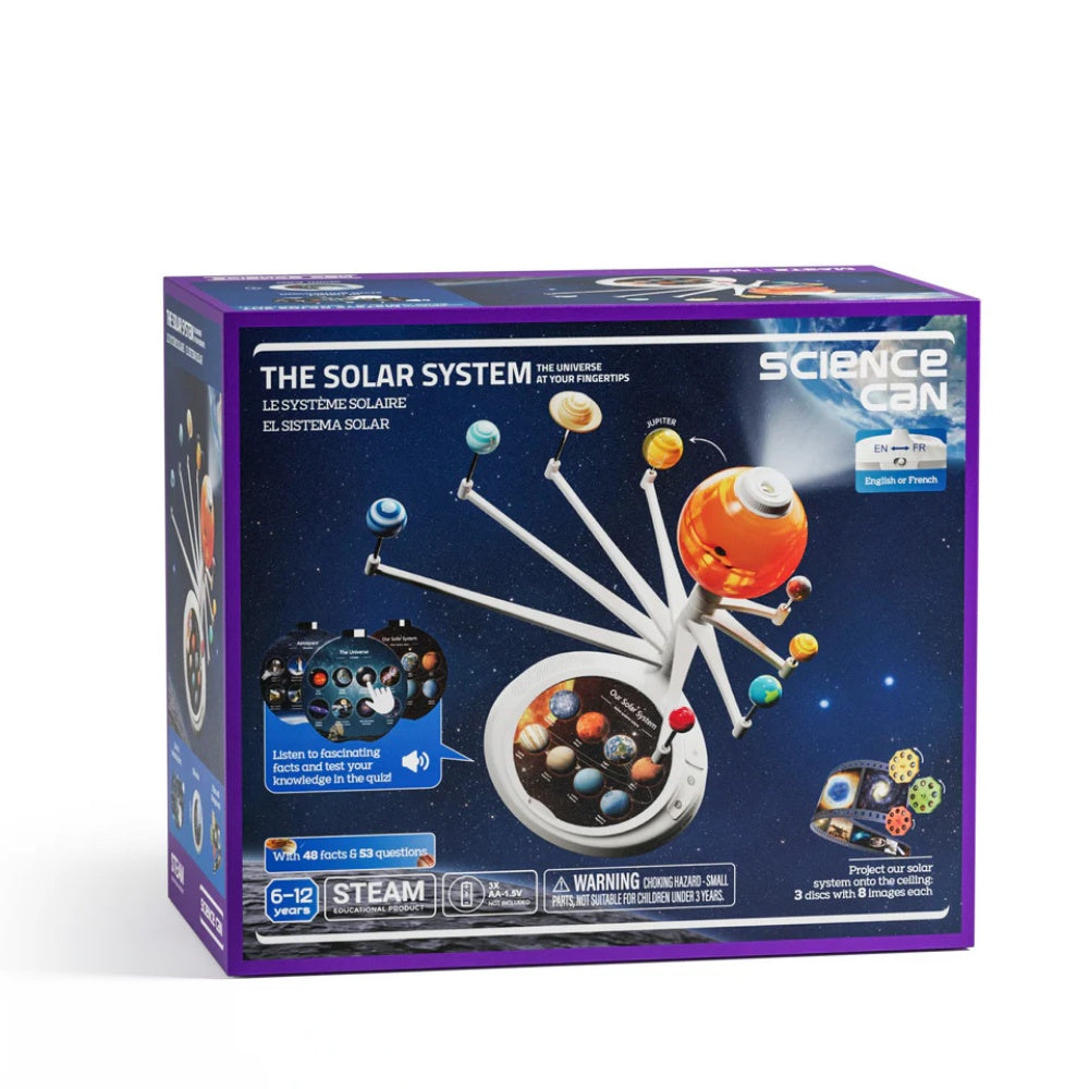 TopBright - 3D Solar System Model with Motorised Planets and Ceiling Projector