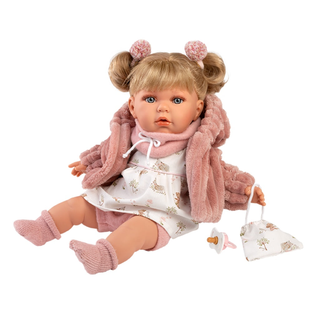 Llorens - Baby Girl Doll with Crying Mechanism, Clothing & Accessories: Julia - 42cm