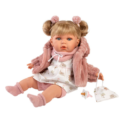 Llorens - Baby Girl Doll with Crying Mechanism, Clothing & Accessories: Julia - 42cm
