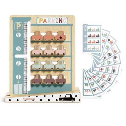 TopBright - Montessori Parking Challenge: Sliding Puzzle Board Game for Kids