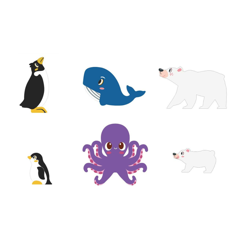 Magnetic Tiles - Arctic Animals Set - 30 Pieces