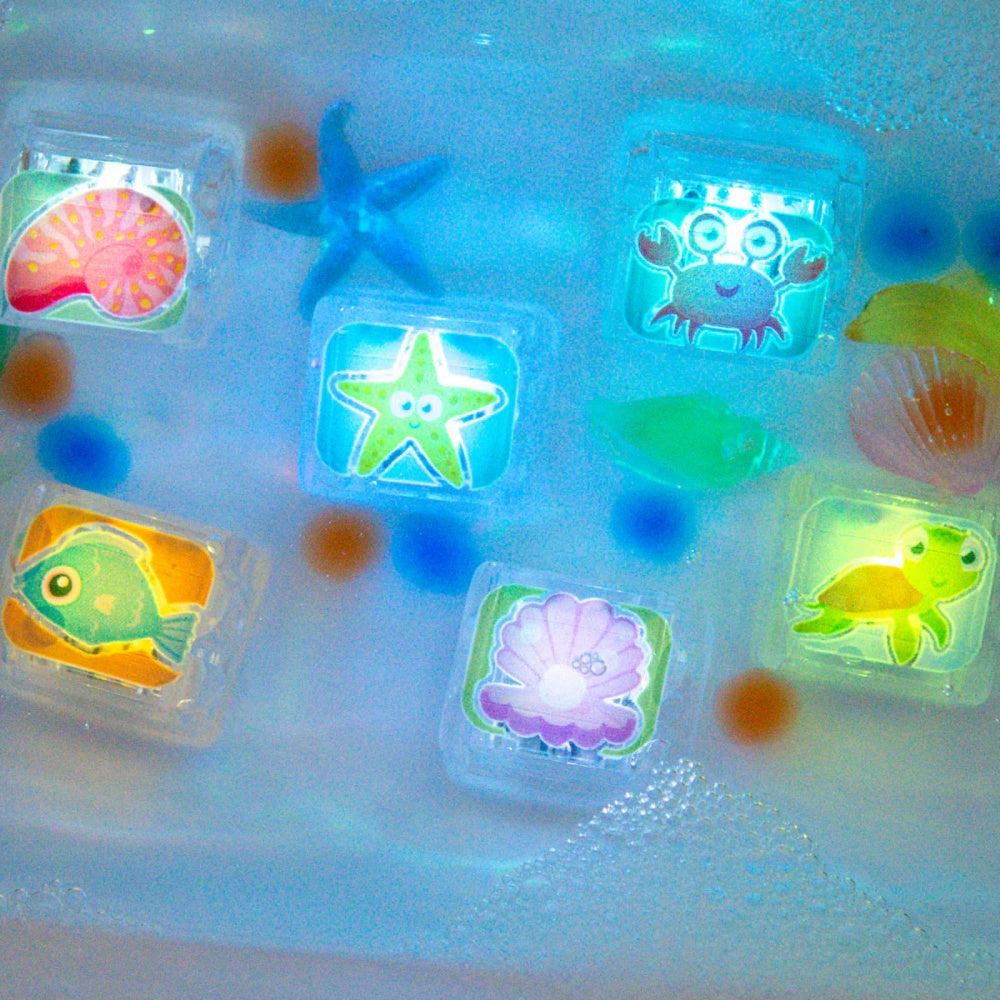 Glo Pals - Water Activated Light-Up Sensory Toys - Ocean (6 Pack)