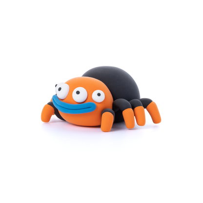 Hey Clay - Modelling Air-Dry Clay with Fun Interactive App - Tarantula, Series Exotic Pets, 3 cans