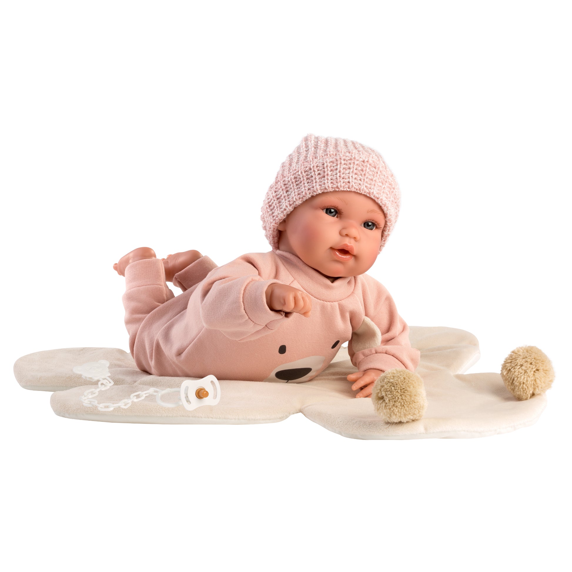 Llorens - Newborn Baby Girl Doll with Crying Mechanism, Clothing & Accessories: Osita - 36cm - Motherhood