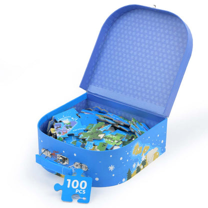 Mideer - Gift Box Jigsaw Puzzle for Kids - Our World - 100 Pieces