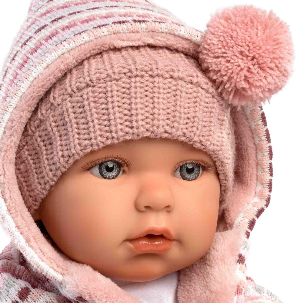 Llorens - Baby Girl Doll with Crying Mechanism & Clothing: Julia - 42cm