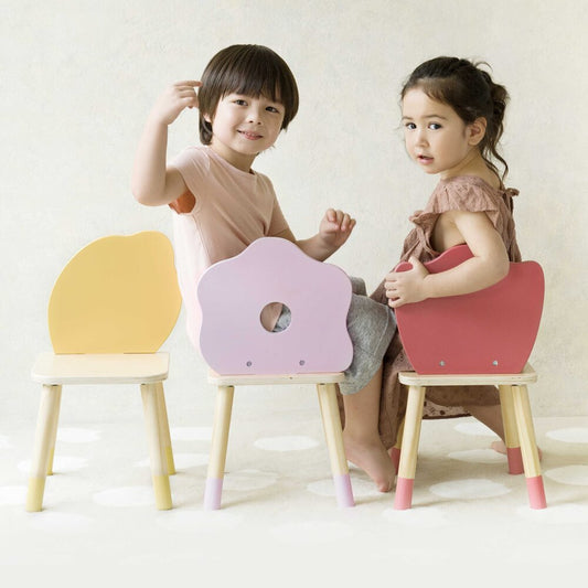 Classic World - Wooden Kids Grace Chair - Lemon - 27.6 x 28 x 48.8 cm