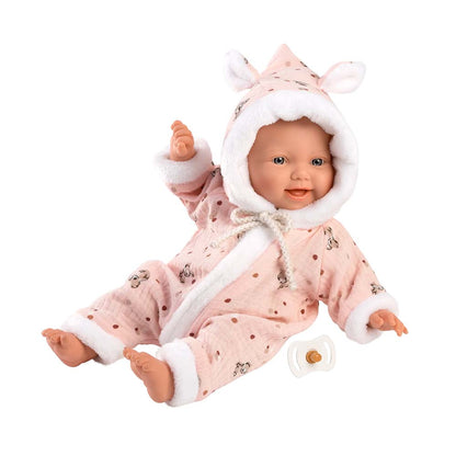 Llorens - Baby Boy Doll With Clothing And Accessories: Mini Baby Girl Soft - 32cm