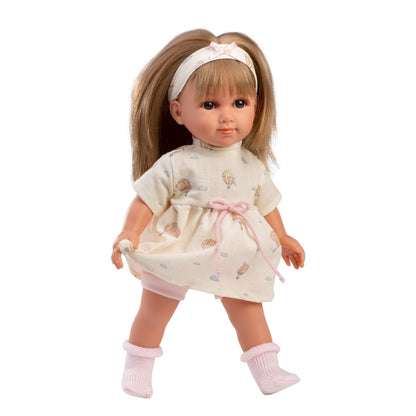 Llorens - Baby Girl Doll with Outfit & Accessories: Elena - 35cm