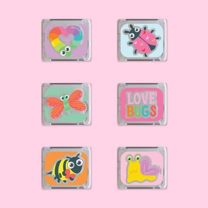 Glo Pals - Water Activated Light-Up Sensory Toys - Love Bugs (6 Pack)