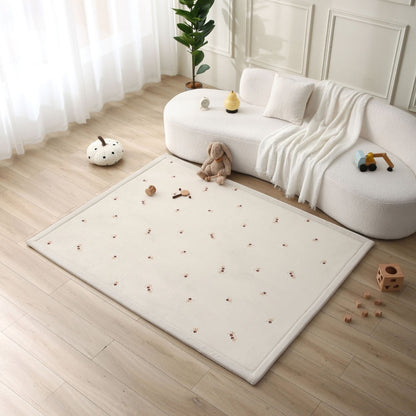 Hakuna Matte - CloudSoft Play Mat Carpet - Floral 200 x 150 x 2.5 cm