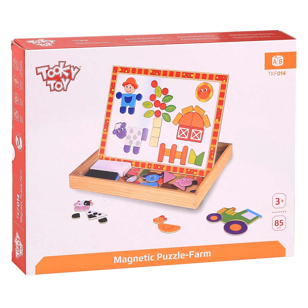 TookyToy - Magnetic Puzzle - Farm - Motherhood