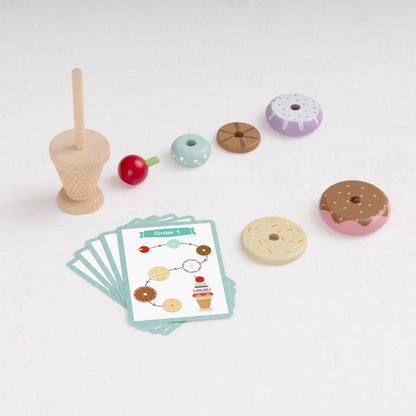 TookyToy - Making An Ice Cream - Stacking & Sequencing Activity Toy