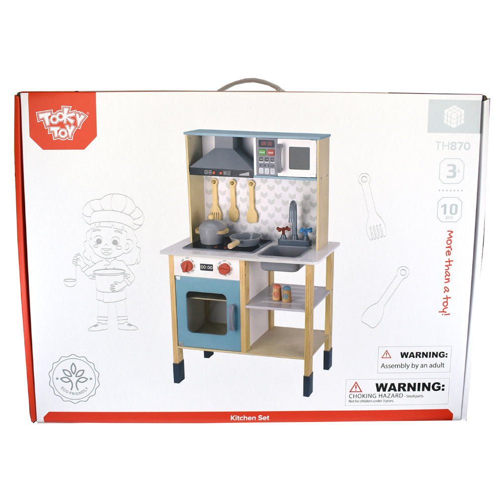 TookyToy - Pretend Play Kitchen Set with Accessories - Motherhood