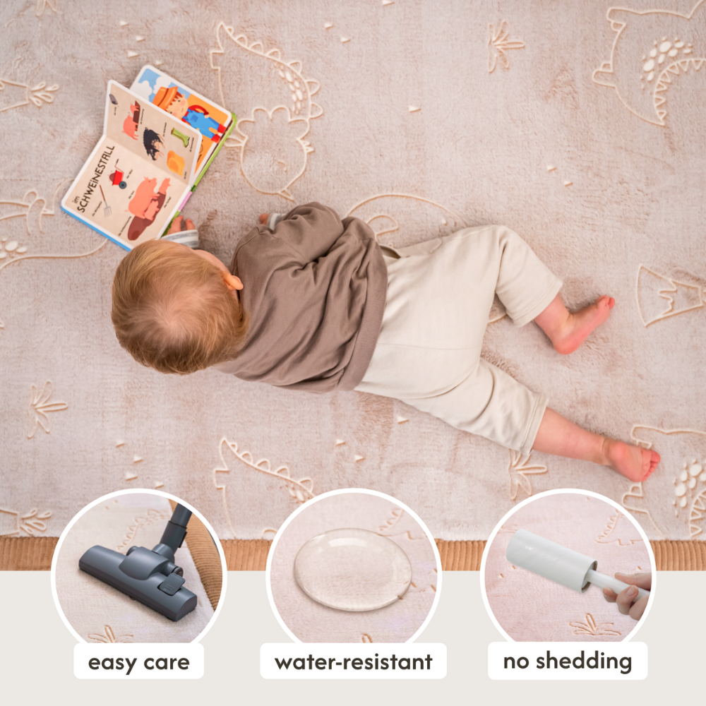 Hakuna Matte - GlowCloud Play Mat Carpet Glow in the Dark - Dinosaurs 170 x 120 x 2.5 cm