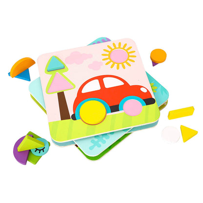 TookyToy - 4-in-1 Shape Puzzles - Motherhood