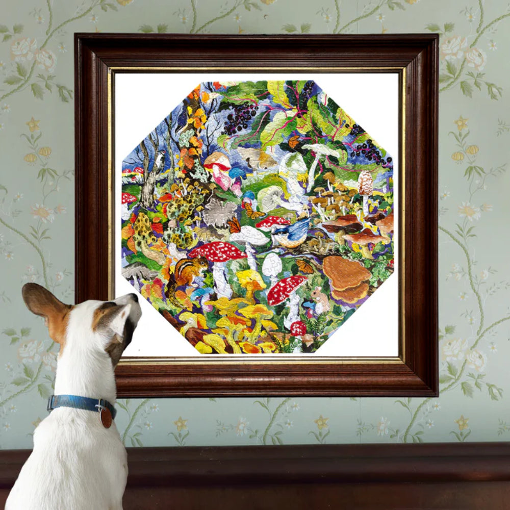 eeBoo - Poisonous Mushrooms 500 Piece Octagonal Puzzle