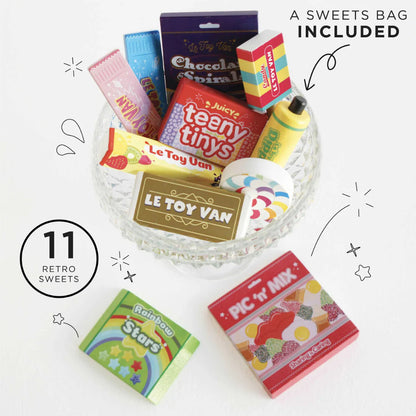 Le Toy Van - Wooden Retro Sweets and Candy Set - 11pcs