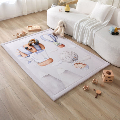 Hakuna Matte - CloudSoft Play Mat Carpet - Dinosaur Balloons 170 x 120 x 2.5 cm