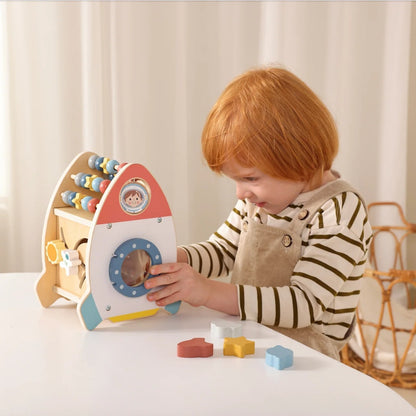 TookyToy - Rocket Play Cube Activity Toy for Toddlers