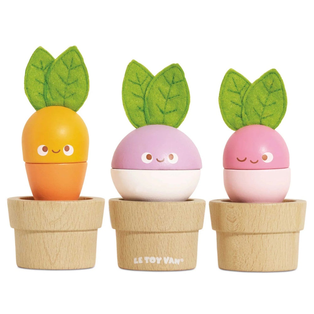 Le Toy Van - Wooden Stacking Veggies - 9pcs