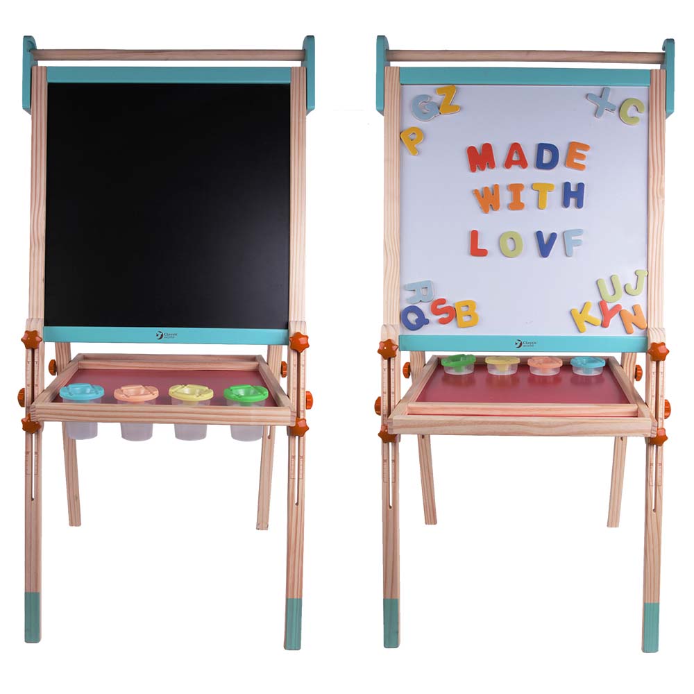 Classic World - Multi-Functional Art Easel & Blackboard - 54 x 45 x 113cm